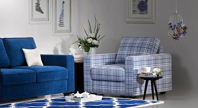 Nagano Arm Chair (Powder Blue)